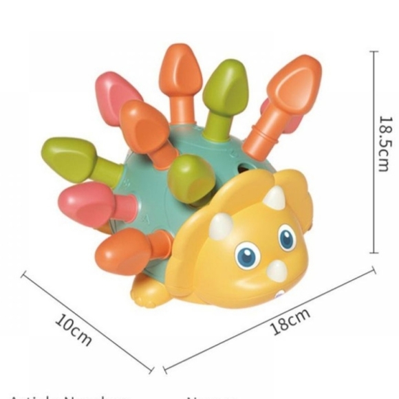 Hedgehog Baby/Toddler Matching & Sorting Toy - Picture 3 of 6